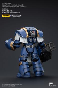 Warhammer The Horus Heresy Actionfigur 1/18 Uitramarines Cataphractii Terminator Squad Terminator with Reaper Autocannon 14 cm